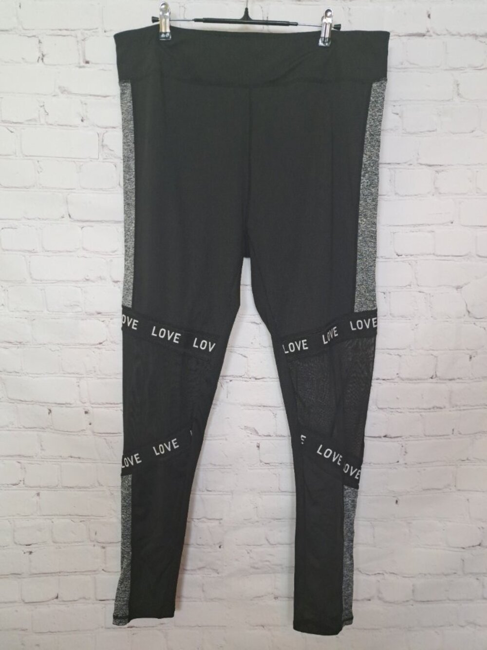Fit Republic Activewear Semi Sheer Stretch Leggings Size 3X